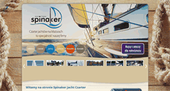 Desktop Screenshot of jachtczarter.pl