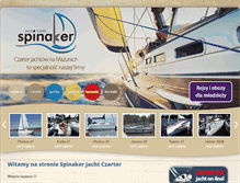 Tablet Screenshot of jachtczarter.pl